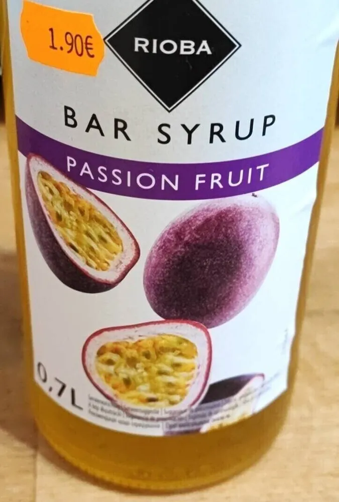 Bar syrup Passion Fruit