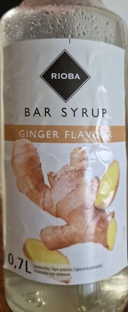 BAR SYRUP GINGER FLAVOUR