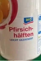 Pfirsich-Hälften