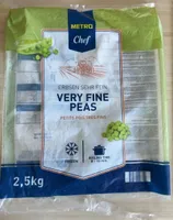 Very fine peas