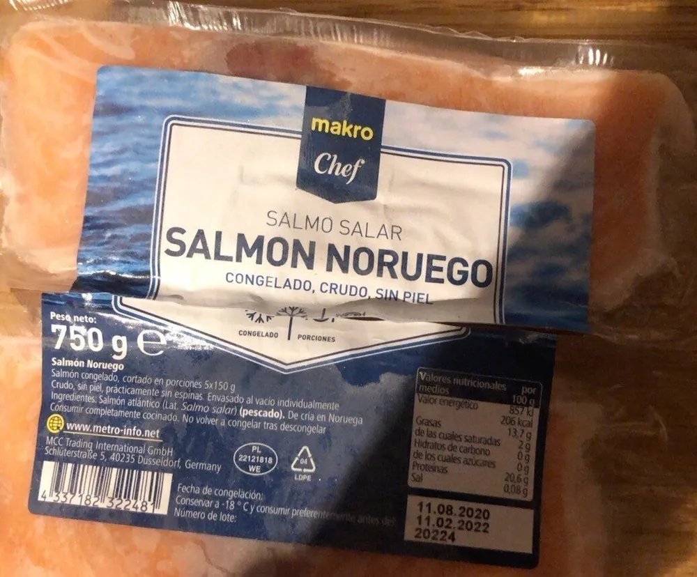 Salmón noruego