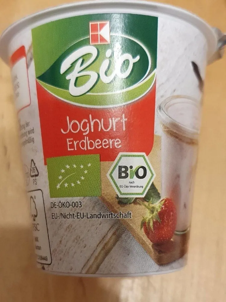 Kaufland Bio Joghurt Erdbeere