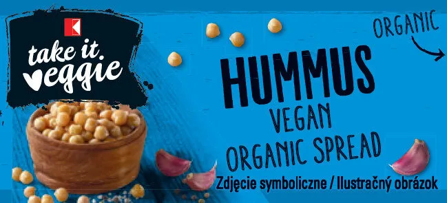 K-take it veggie Bio Brotaufstrich Hummus