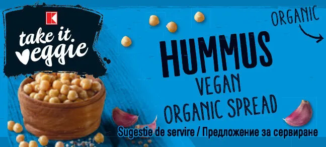 K-take it veggie Organic Bread Spread Hummus