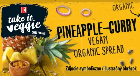 K-take it veggie Bio Brotaufstrich Ananas Curry