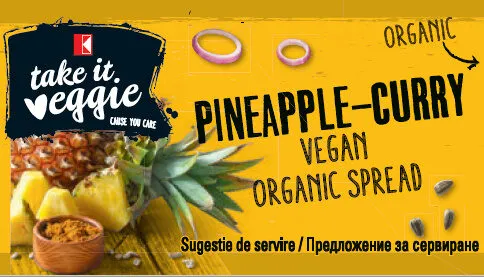 K-take it veggie Bio Brotaufstrich Ananas Curry