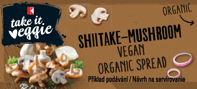 K-take it veggie Bio Brotaufstrich Champignon Shiitake