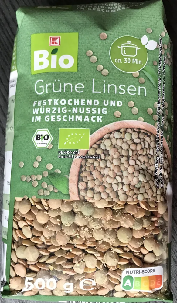 Grüne Linsen