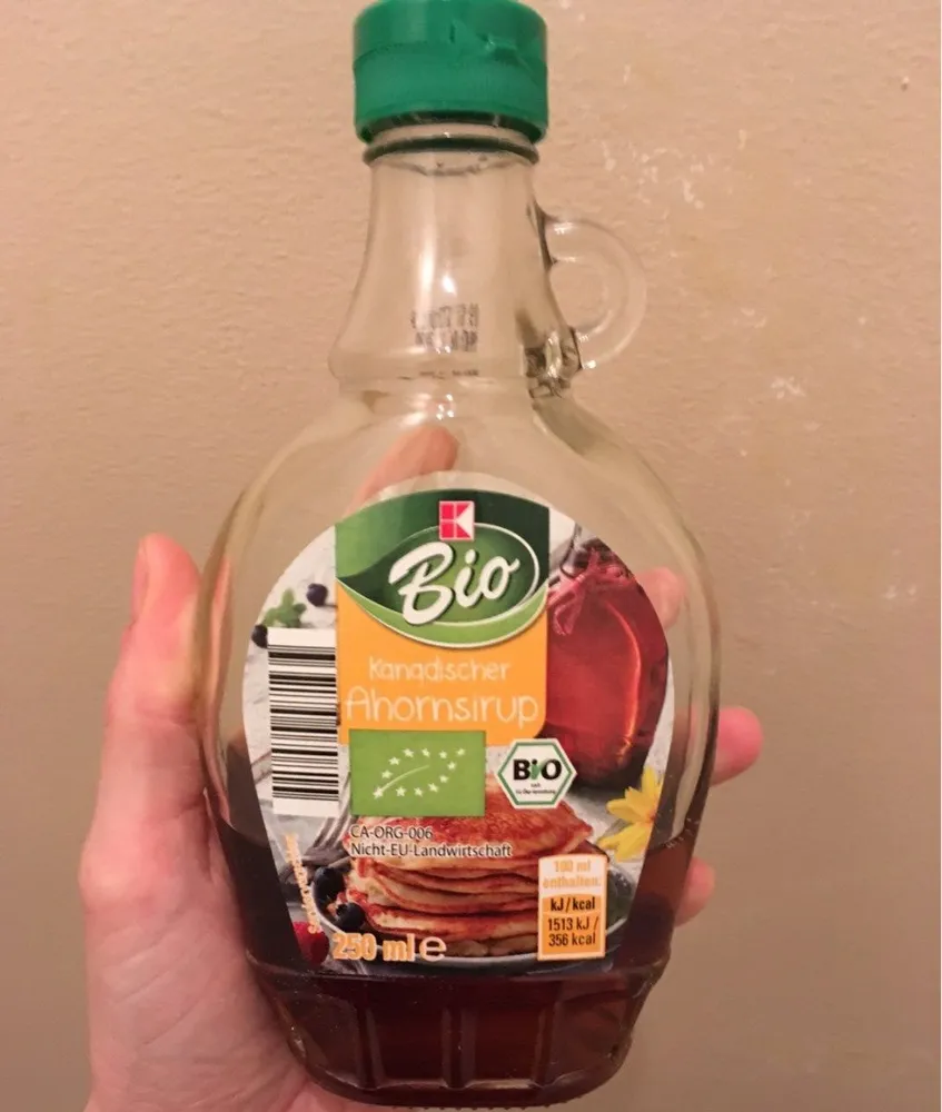 Sirop d'erable canadien