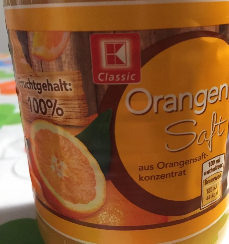 Orangen saft