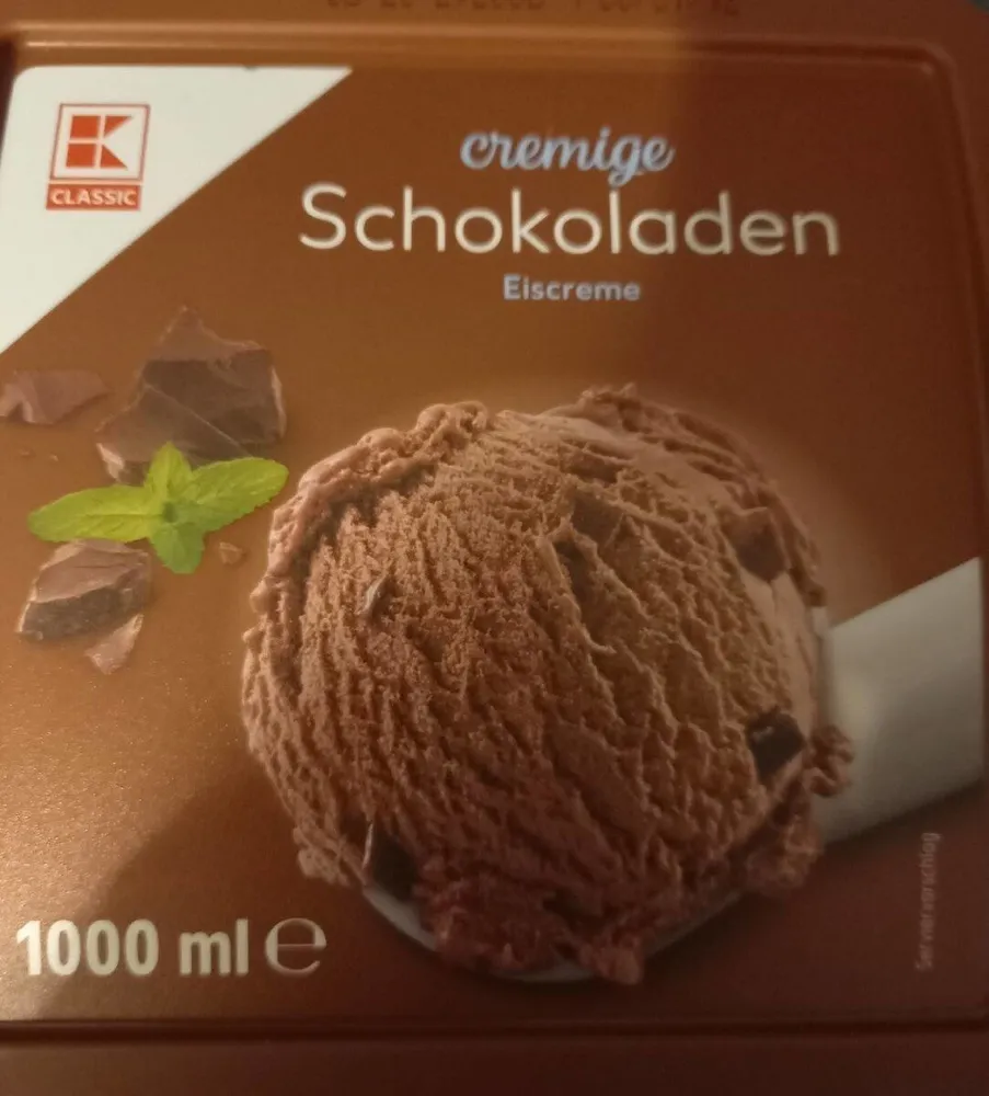 Cremige Schokoladen Eiscreme