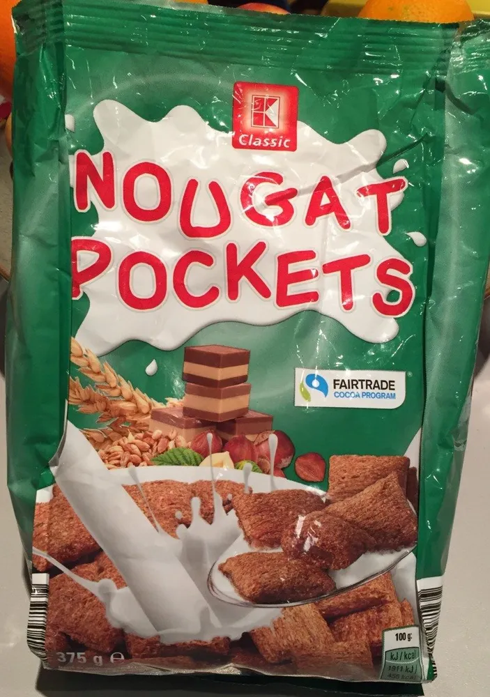 Nougat pockets 375g