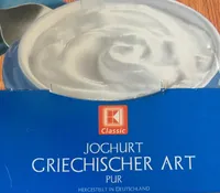Joghurt Griechischer art