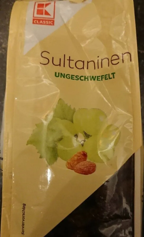 Sultaninen Ungeschwefelt