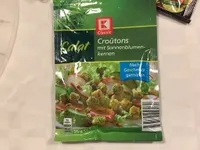 Croûtons mit Sonnenblumenkernen