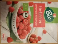 Himbeeren erntefrisch tiefgefroren