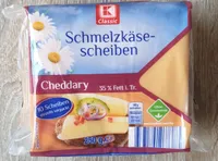 Schmelzkäsescheiben Cheddary 35 % Fett i. Tr.