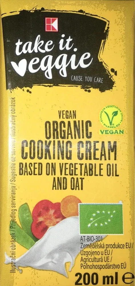 vegan organic cooking cream