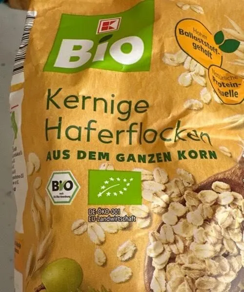 Kernige Haferflocken