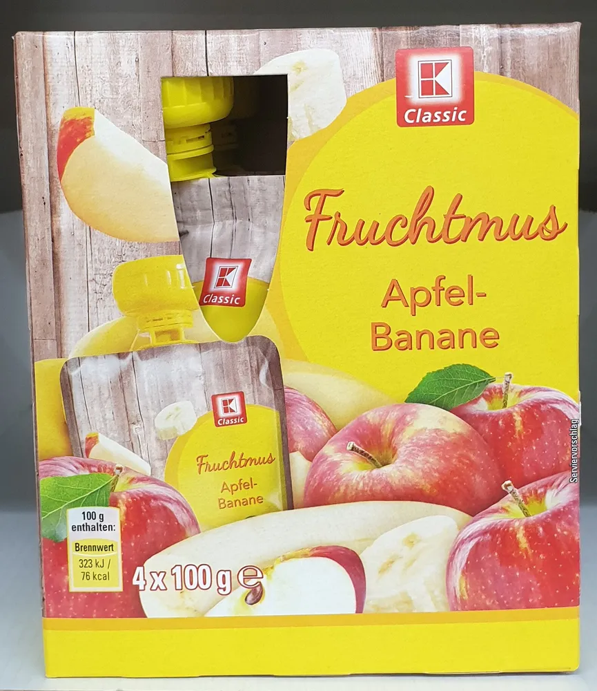 Fruchtmus Apfel-Banane