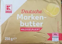 Deutsche Markenbutter mildgesäuert