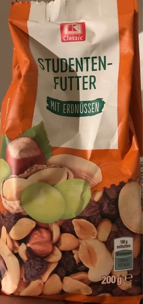 Studentenfutter mit Erdnüssen