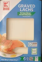 Graves Lachs mit feinem Dillrand und Senf-Honig-Sauce