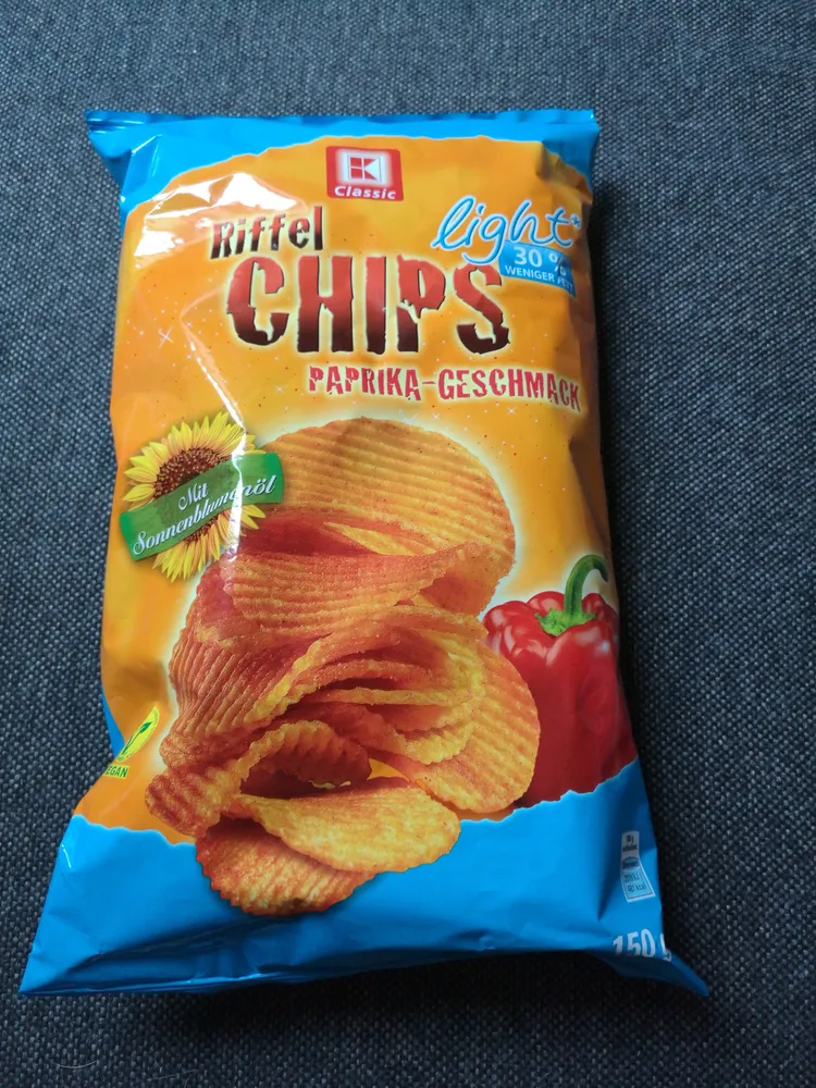 Riffel Chips Paprika