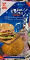 Cheeseburger vom Rind