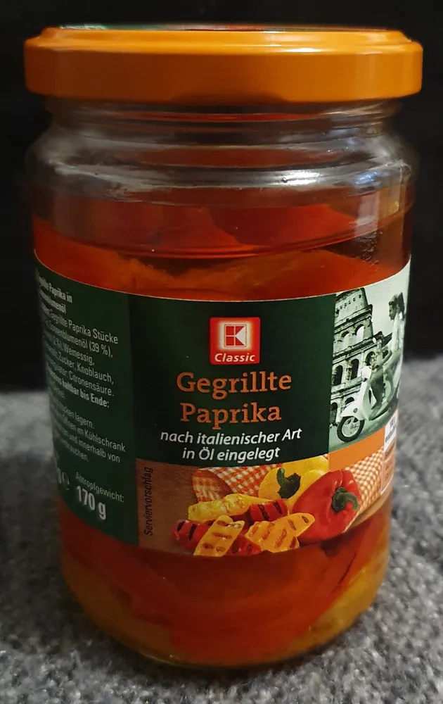 Gegrillte Paprika