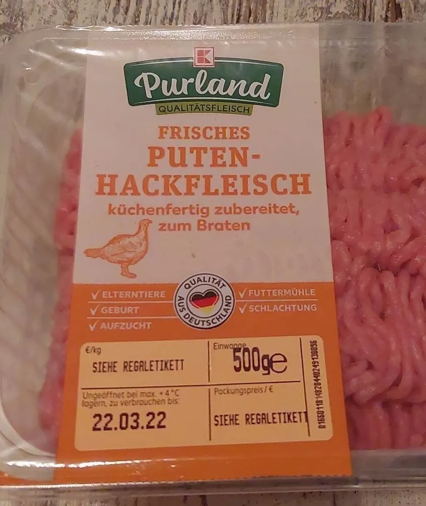 Frisches Puten-Hackfleisch