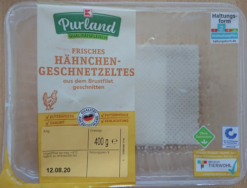 Hähnchen Geschnetzeltes