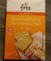 Backmischung Zitronenkuchen mit Glasur
