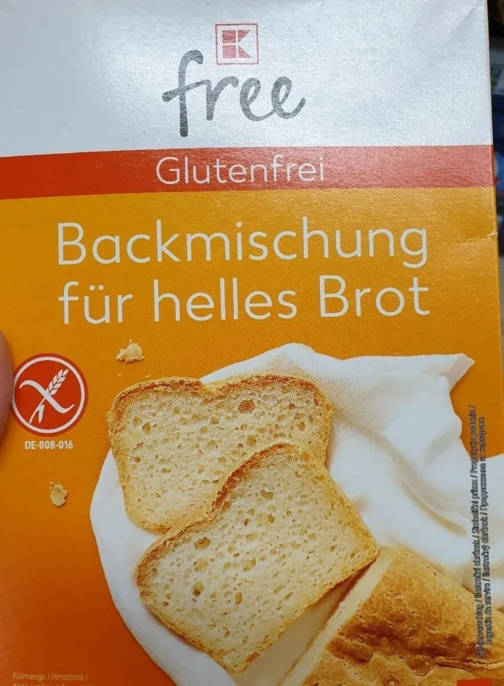 Glutenfreie Backmischung für helles Brot