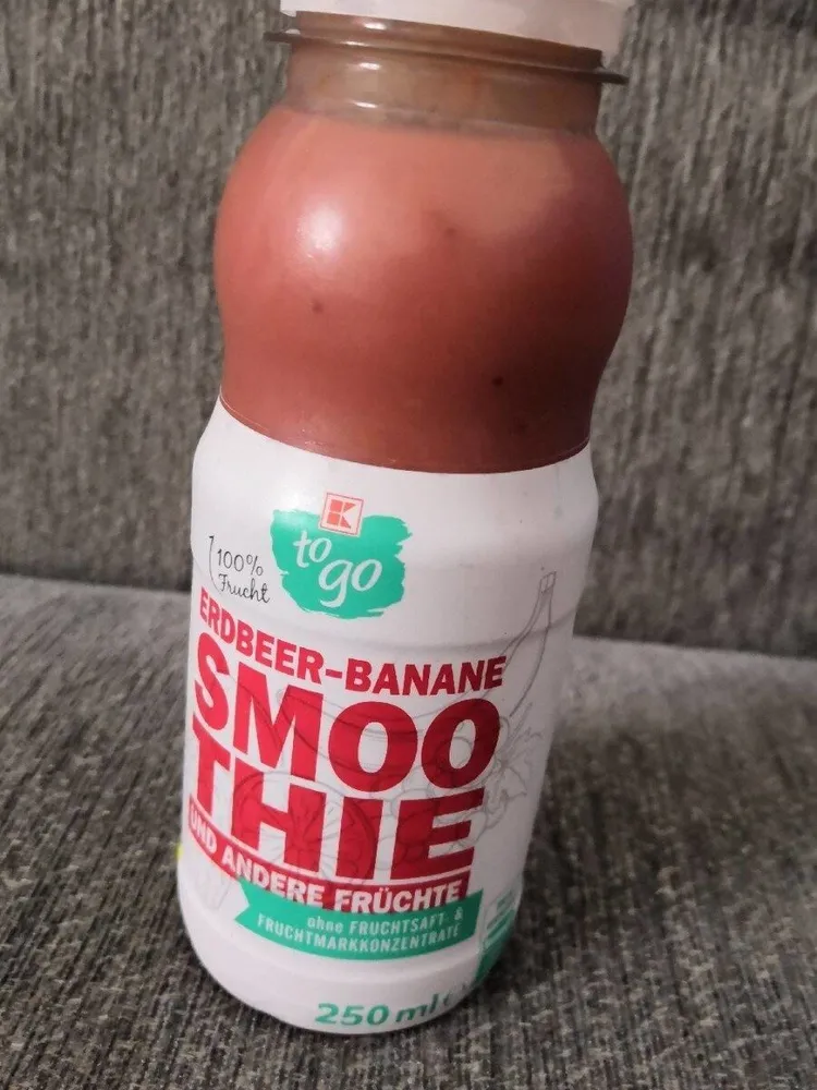 Erdbeer banane smothie