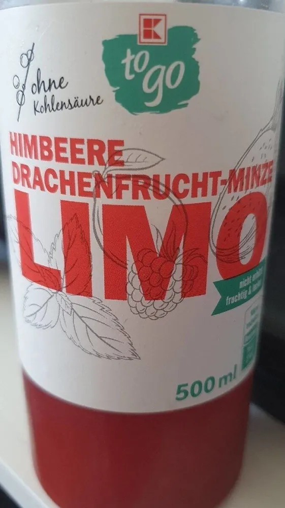 Himbeere Drachenfrucht- Minze Limo