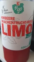 Himbeere Drachenfrucht- Minze Limo