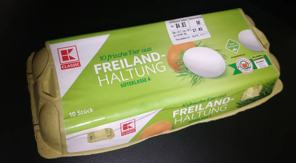 Eier, Freiland