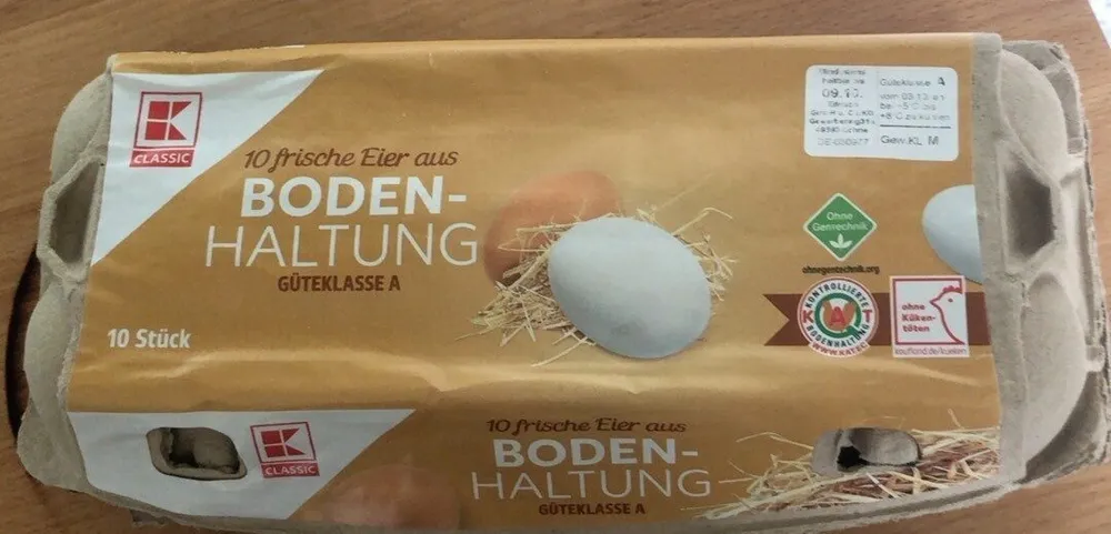 Eier aus Bodenhaltung