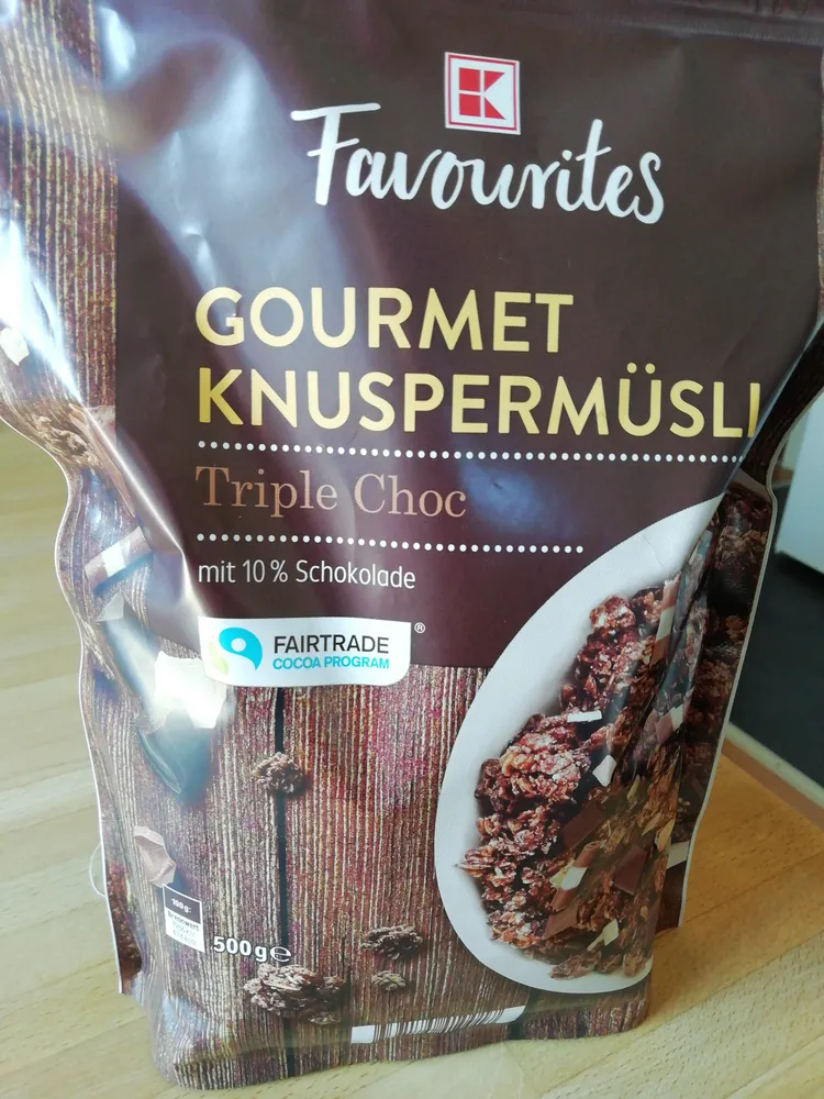 Gourmet Knuspermüsli triple choc