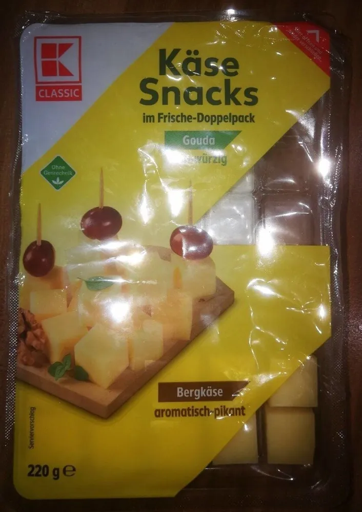 Käse Snacks Käsewürfel Gouda/Bergkäse