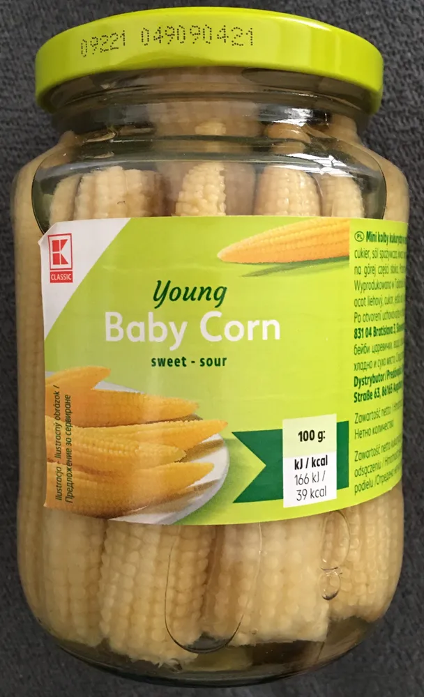 Mini kolby kukurydzy w zalewie słodko-kwaśnej