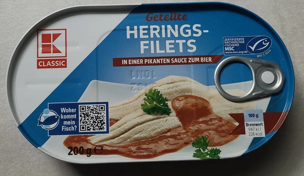 5 Heringsfilet Pikant