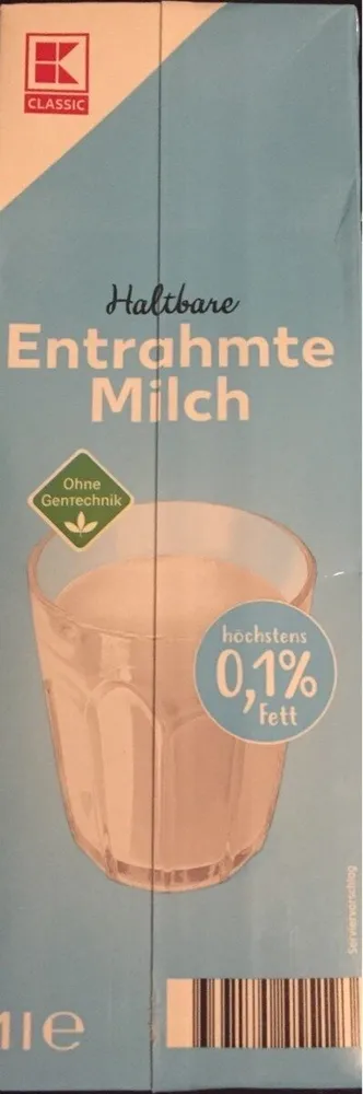 Entrahmte Milch 0,1 %