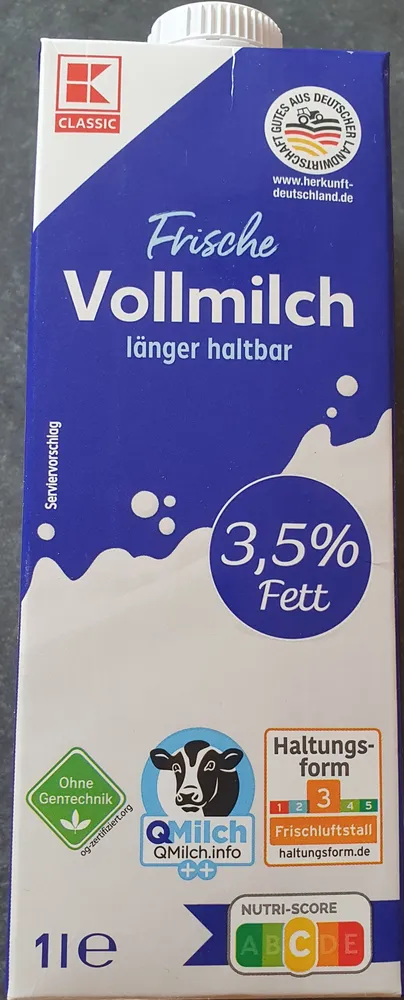 Frische Voll-Milch