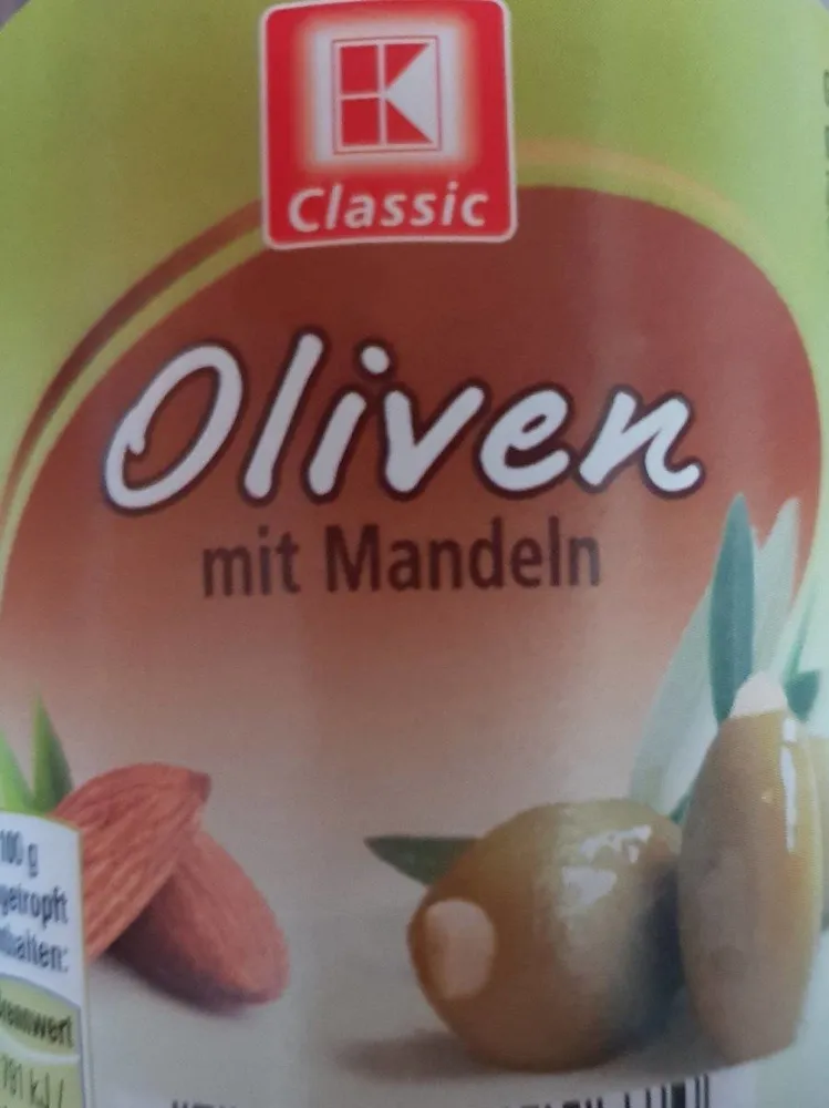 Oliven mit Mandeln