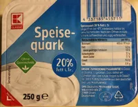 Speisequark, 20% Fett i.Tr.