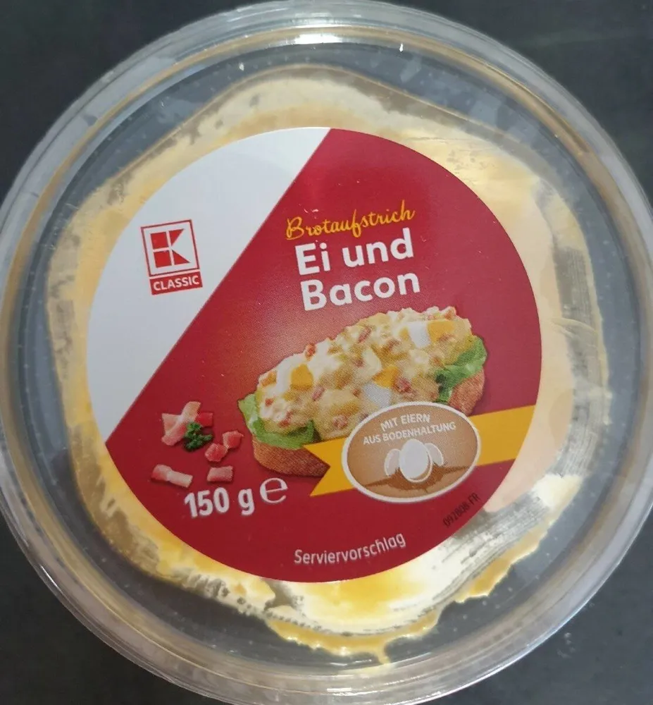 Brotaufstrich Ei und Bacon