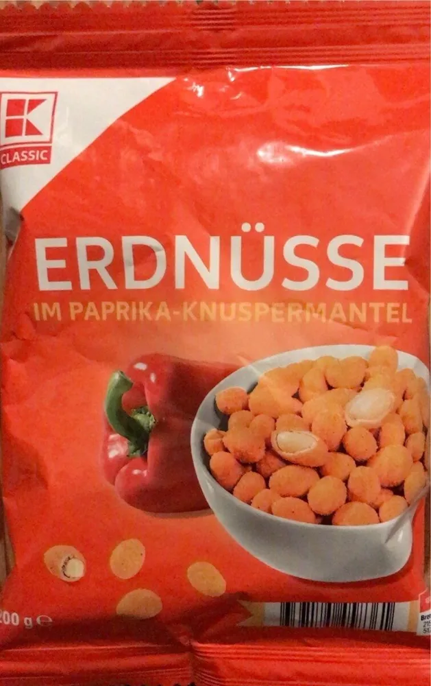 Erdnüsse im Paprika-Knuspermantel