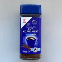 Instantkaffee entkoffziniert